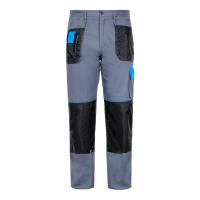 HLAČE SIVO-MODRE 100% BOMBAŽ 190G/M2 S(48) LAHTI L4050448