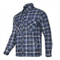 MAJICA OBLAZINJENA FLANEL MODRA 