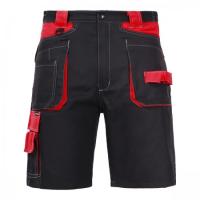 HLAČE KRATKE ČRNO-RDEČE 100%BOMB. 245G 2XL LAHTI L4070405
