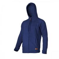 PULOVER Z ZADRGO NAVY MODER M LAHTI L4011202