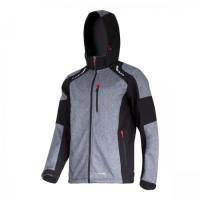 JAKNA SOFTSHELL SIVO-ČRNA-RDEČA 2XL LAHTI L4092305