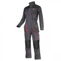 KOMBINEZON ZAŠČITNI TEMNO SIV - RDEČ XL (56) LAHTI L4150356