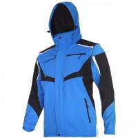 JAKNA SOFTSHELL MODRO-ČRNA, SNEMLJIVI ROKAVI LEN ISO 13688 LAHTI L4093003