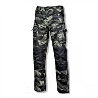 HLAČE KAMUFLAŽNE ČRNO-ZELENE SLIM FIT S LAHTI L4051901