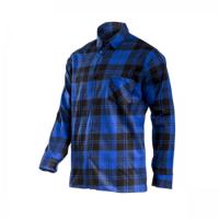 MAJICA IZ FLANNELA TEMNO MODRA, 170G / M2, 