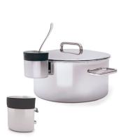  Nosilec - držalo za na lonec Babette 500ml / črn ali rdeč / inox