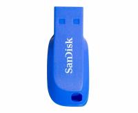 SanDisk USB DISK 64GB CRUZER BLADE MODRA, 2.0, moder, brez pokrovčka