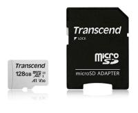 Transcend SDXC MICRO 128GB 300S, 100/40MB/s, C10, U3, V30, adapter