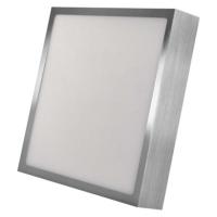LED svetilo nadometno NEXXO, kvadratno, srebrno, 21W, nastavljiva CCT