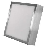 LED svetilo nadometno NEXXO, kvadratno, srebrno, 12,5W, nastavljiva CCT
