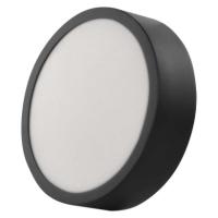 LED svetilo nadometno NEXXO, okroglo, črno, 12,5W, nastavljiva CCT